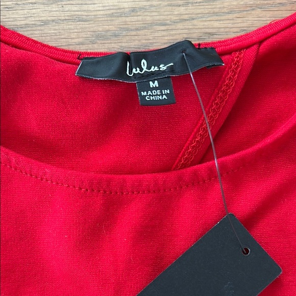 NWT Red Sleeveless Crop Top - Picture 3 of 7